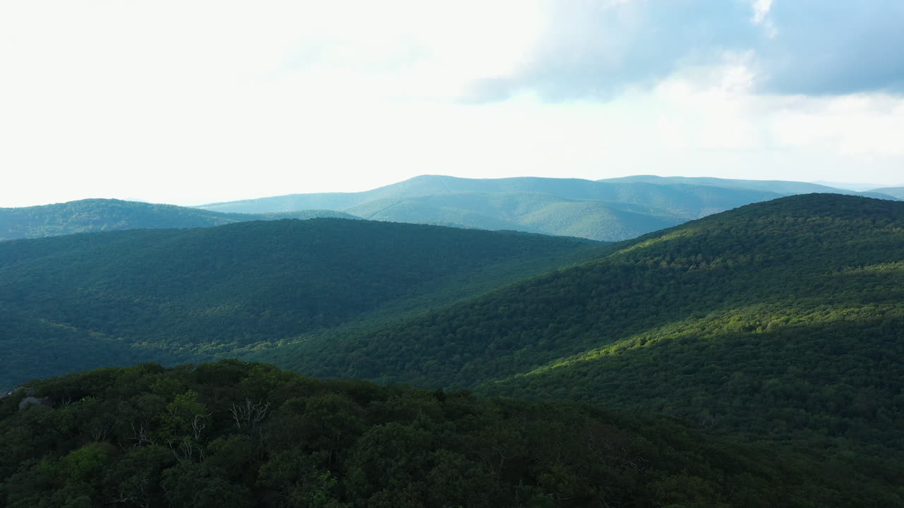 여름 오후에 마운트 플레잔트 (mount pleasant) 와 마운트 프레잔트 특별 관리 구역의 공중 사진