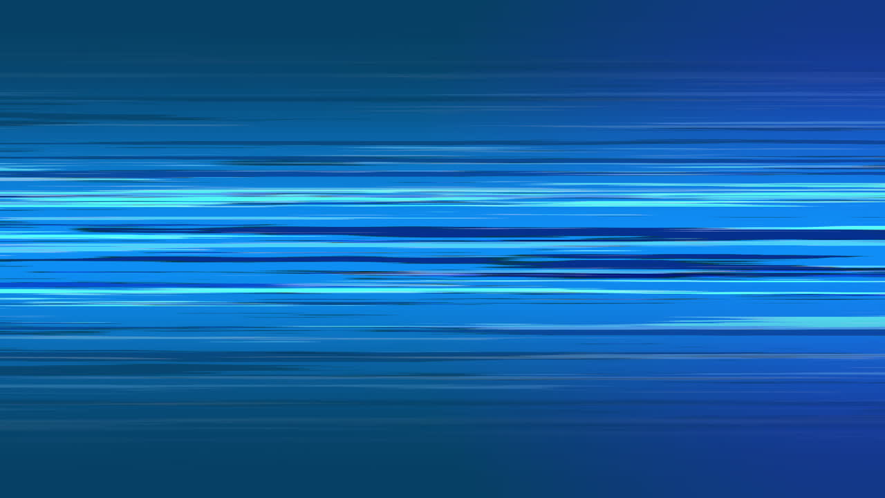 Animazione del movimento ipnotico di molteplici scie di luce blu