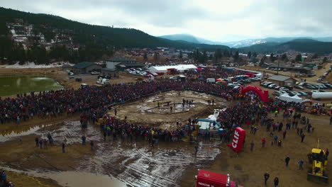 aerial footage of nederland colorado