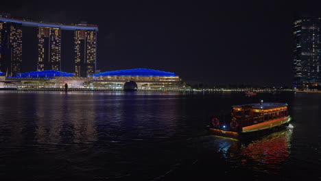 Night River Cruise at Marina Bay Sands, Singapore
