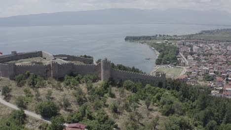 castle samuel's fortress  macedonia in vacacion