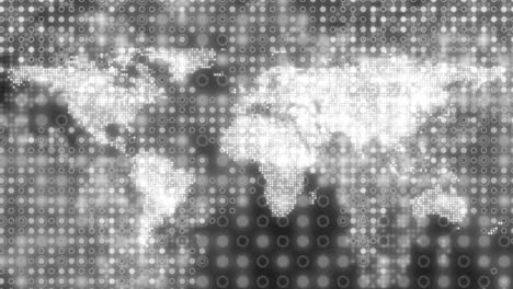 digital world map.