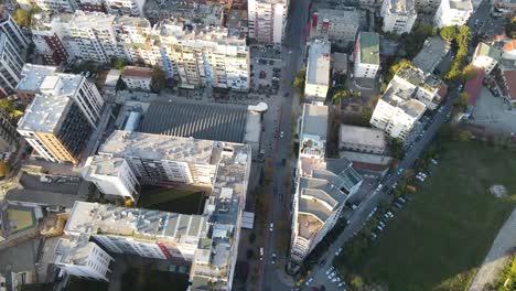 View-of-the-city-from-above-with-drone