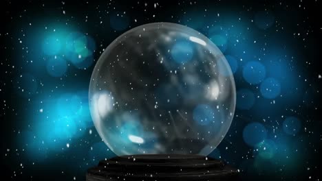 empty snow globe