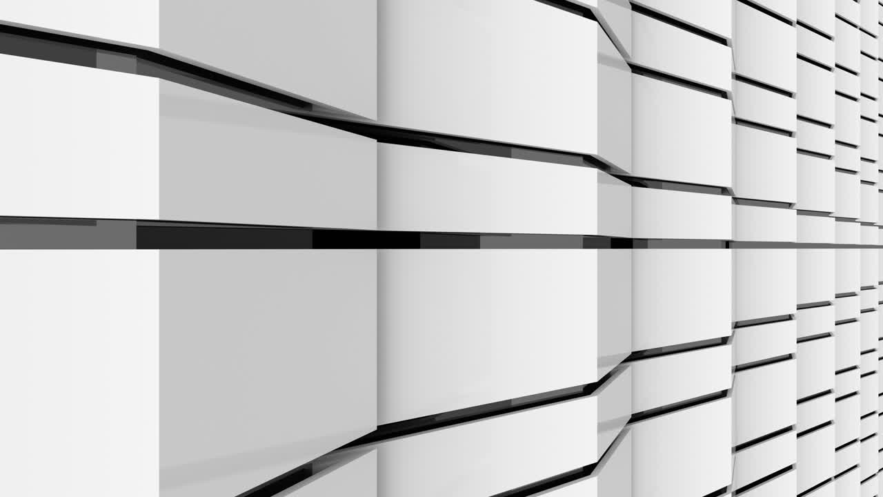 Futuristic glossy white architecture background