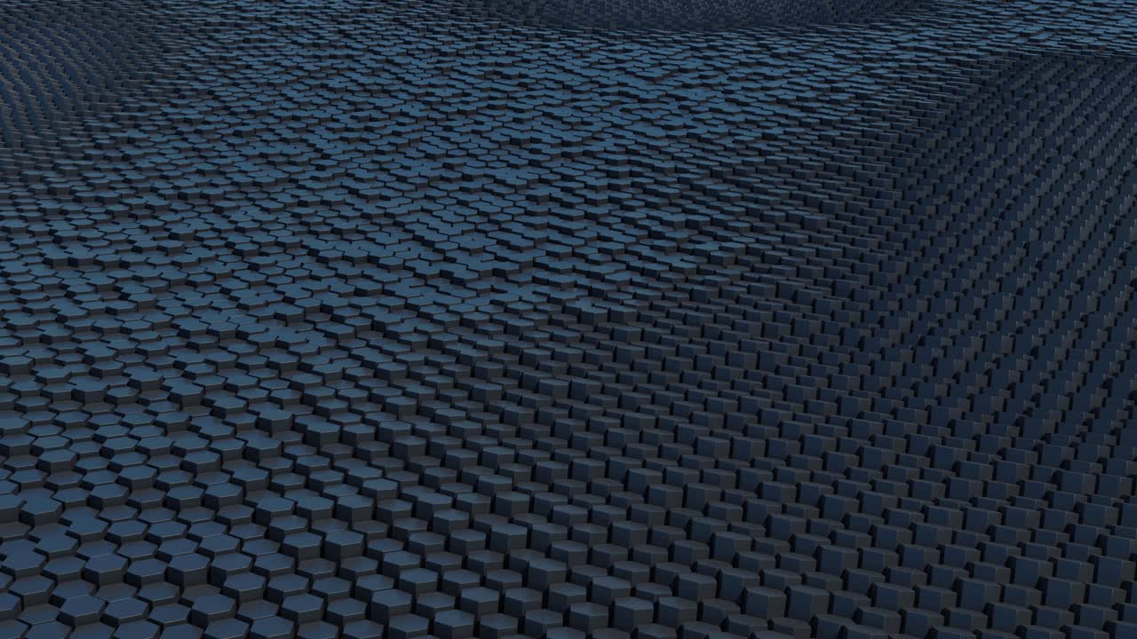 Hexagons abstract animation.