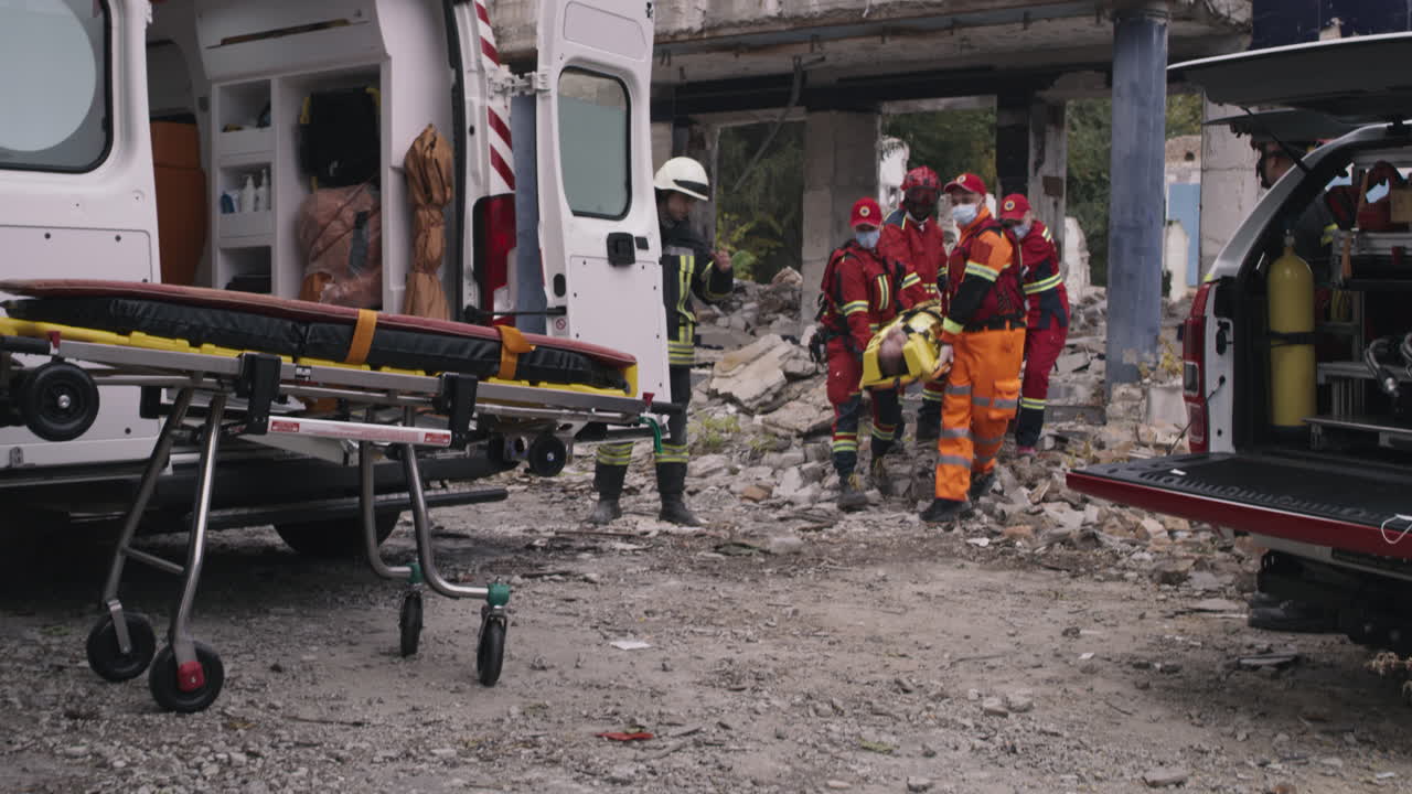 Emergency Response at a Construction Site