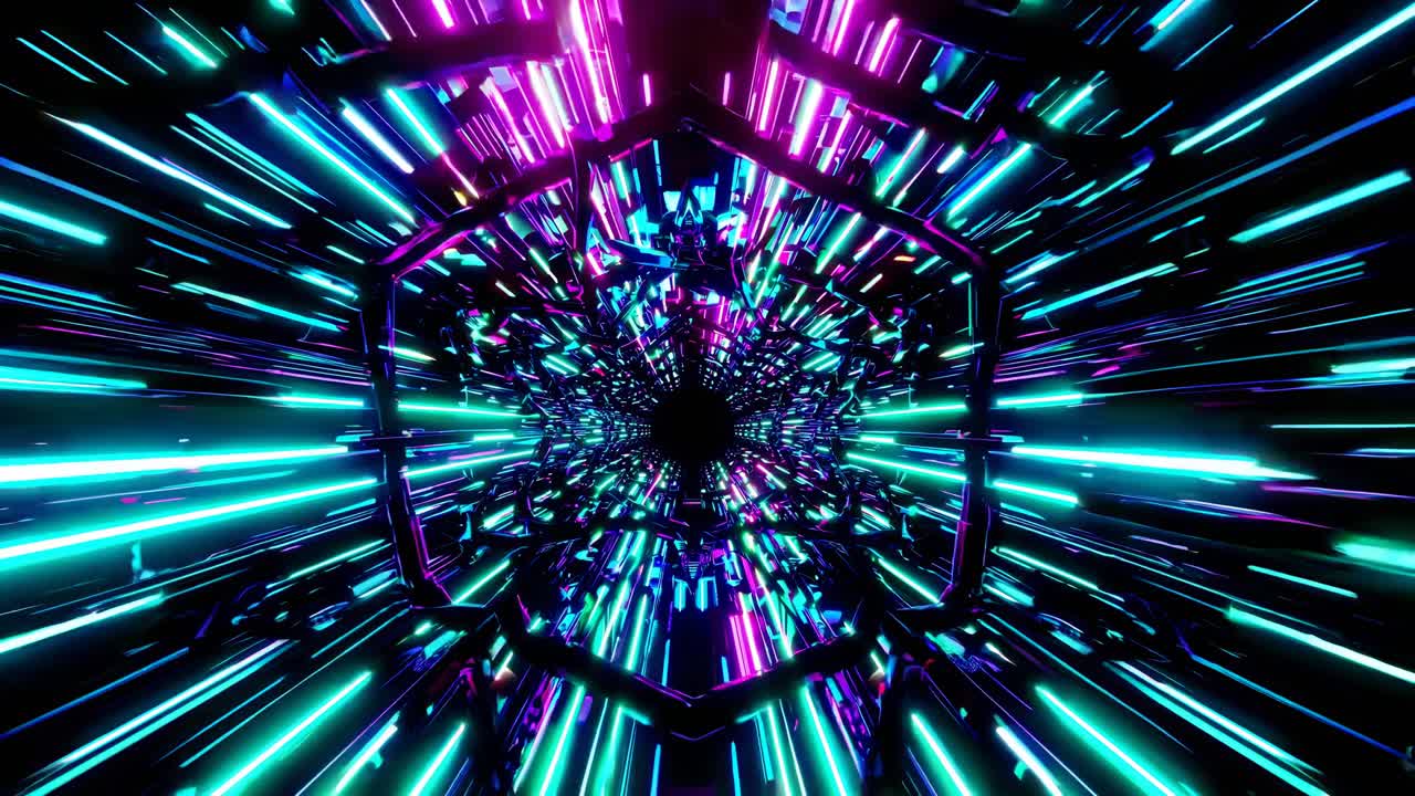 Neon Tunnel Vortex
