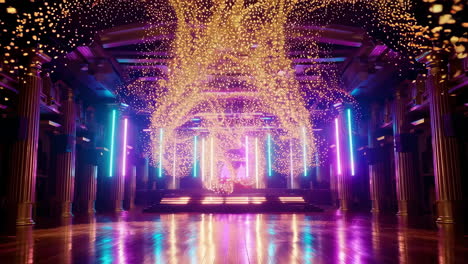 grand celebration venue with sparkling decor