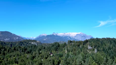 tomas aereas del monte lopez en bariloche, patagonia argentina