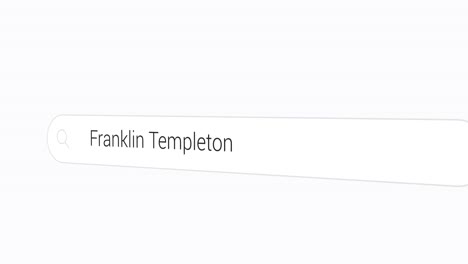 escribiendo franklin templeton en el motor de búsqueda