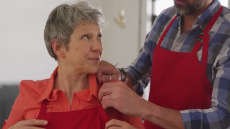 Chefs-putting-on-their-apron