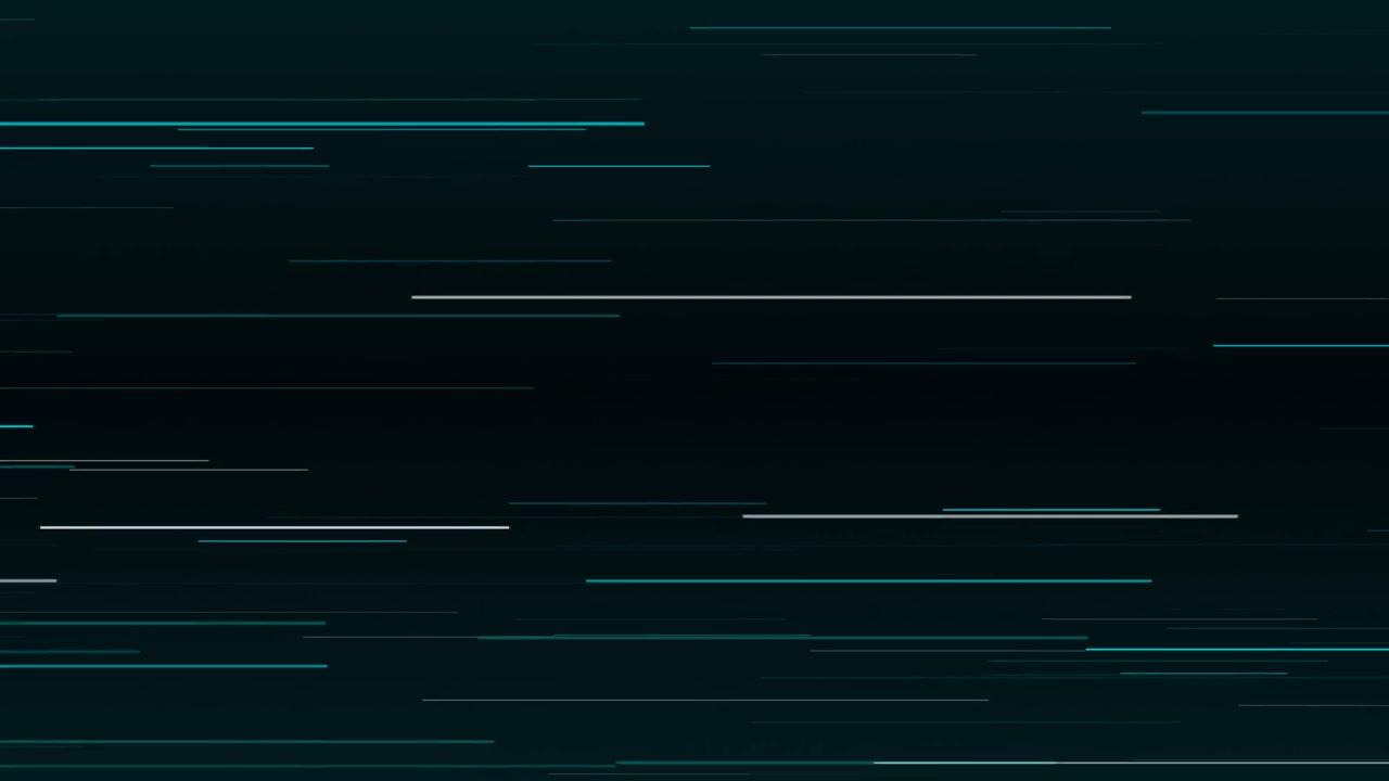Abstract Motion Background with Horizontal Glowing Lines