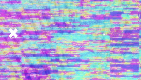 animation of data processing over moving columns