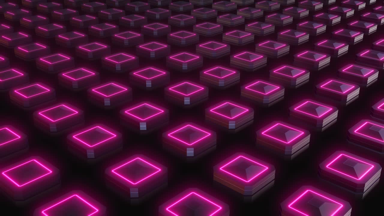 Modello geometrico astratto al neon