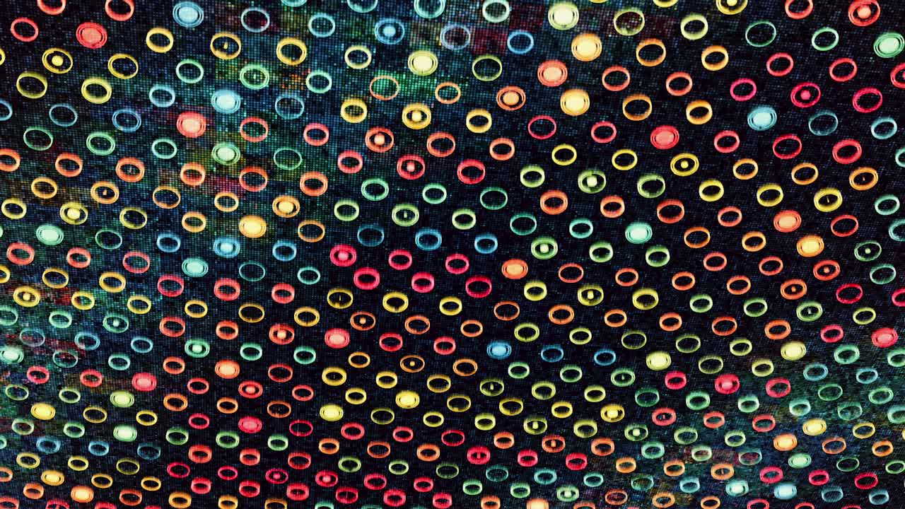 patrón de círculo colorido