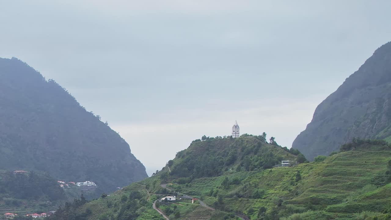 Exploring the serene landscapes of Madeira, Portugal from above