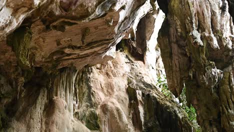 cave interior with stalactites and stalagmites