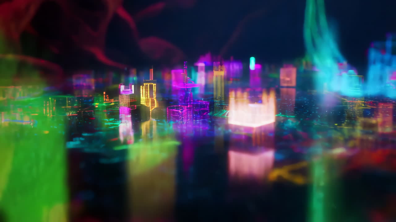 Neon Cityscape