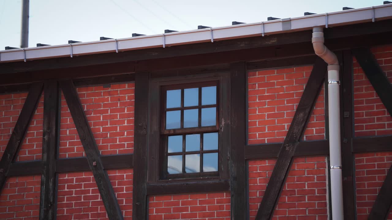 The Windows of The Handa Red Brick Building in Aichi, Japan