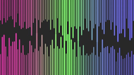 animación resumen neón colorido líneas