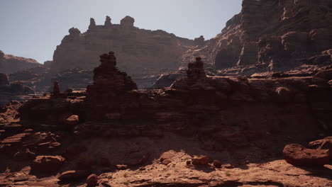 stunning red rock canyon landscape