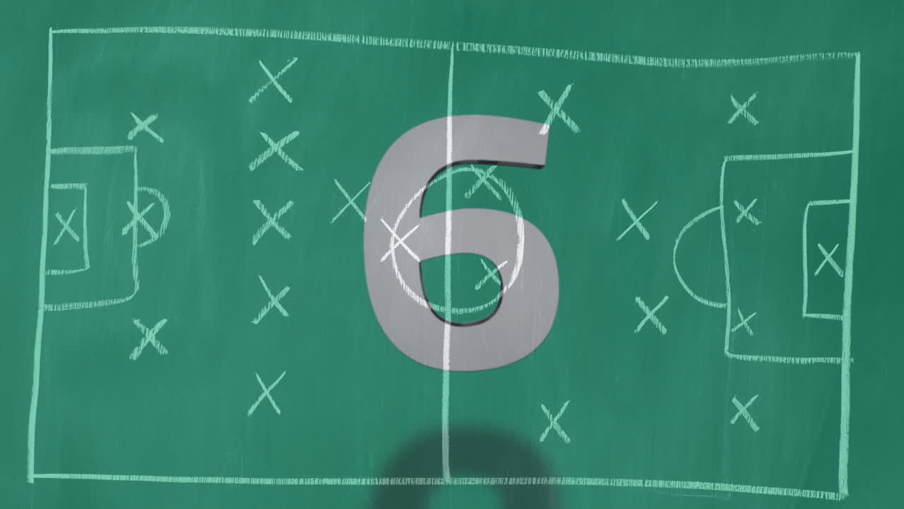 축구 경기장 스케치 4k에 대한 카운트다운