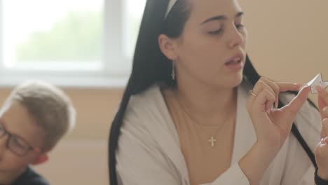 lección de inglés para niños en edad preescolar