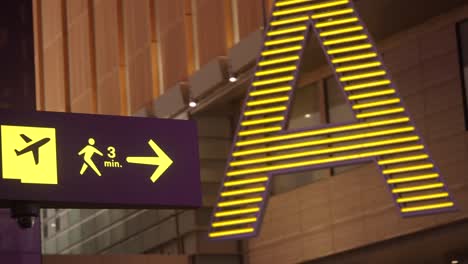 Airport Gate Sign