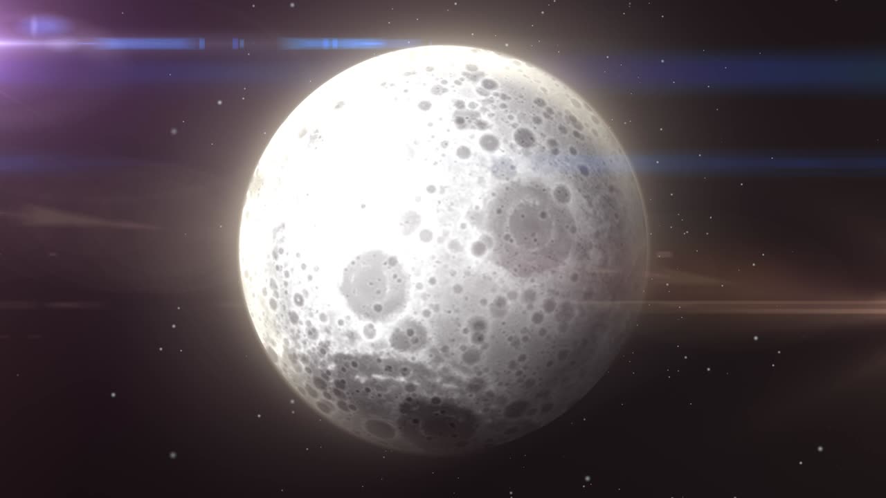 планета луна 3d планета вращающаяся на 360 градусов, вращающаяся 3d планета