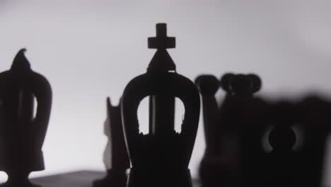 chess pieces silhouette