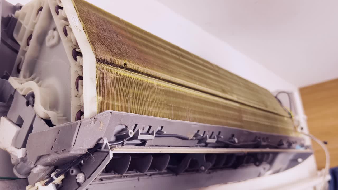 Dirty Air Conditioner Evaporator Coils