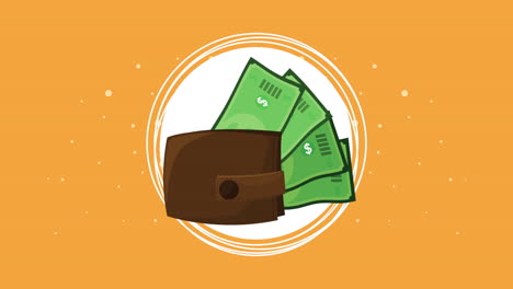 finanzielle planung wirtschaft animation mit