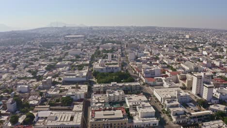 drone shot of the city of culiacán, sinaloa, mexico