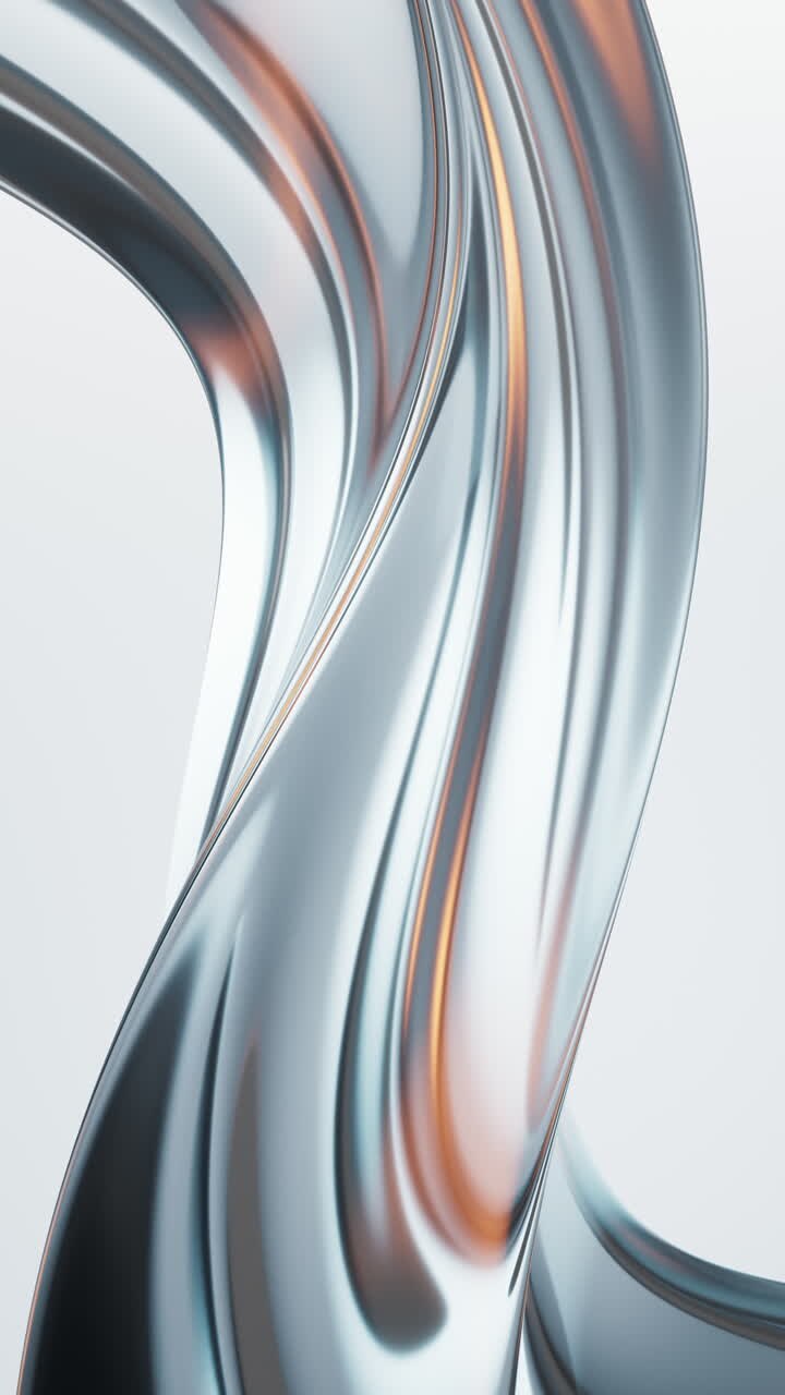 текущие кривые линии фона, 3d-рендеринг.