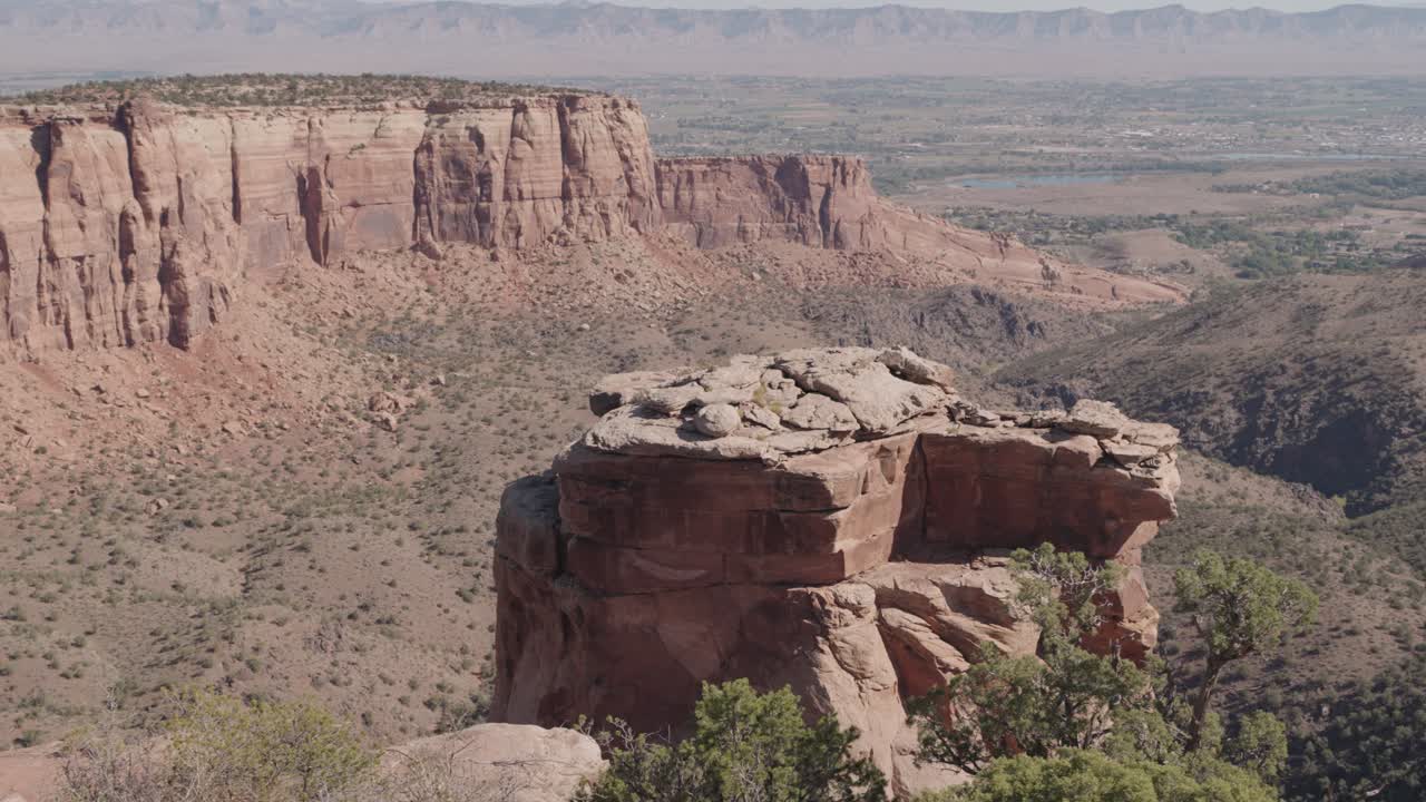 Scenic Desert Landscape with Rock Formations