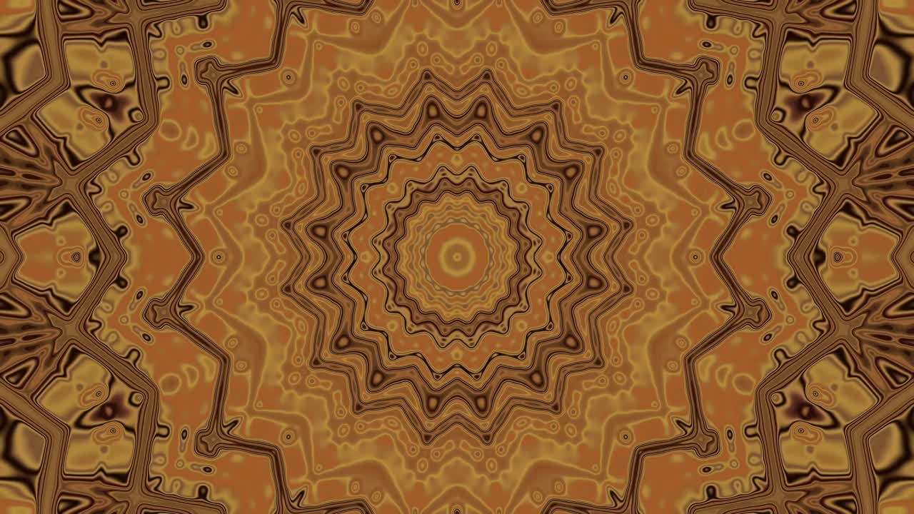 A captivating seamless loop of a tunnel created with swirling patterns in warm, earthy colors. This vibrant visual experience creates an immersive screensaver effect