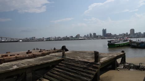 Mozambique,-Maputo-new-Bridge