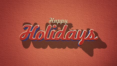 Retro-Happy-Holidays-text-on-orange-grunge-texture