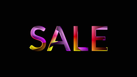 animación de signo de venta de estilo graffiti de bucle sin fisuras