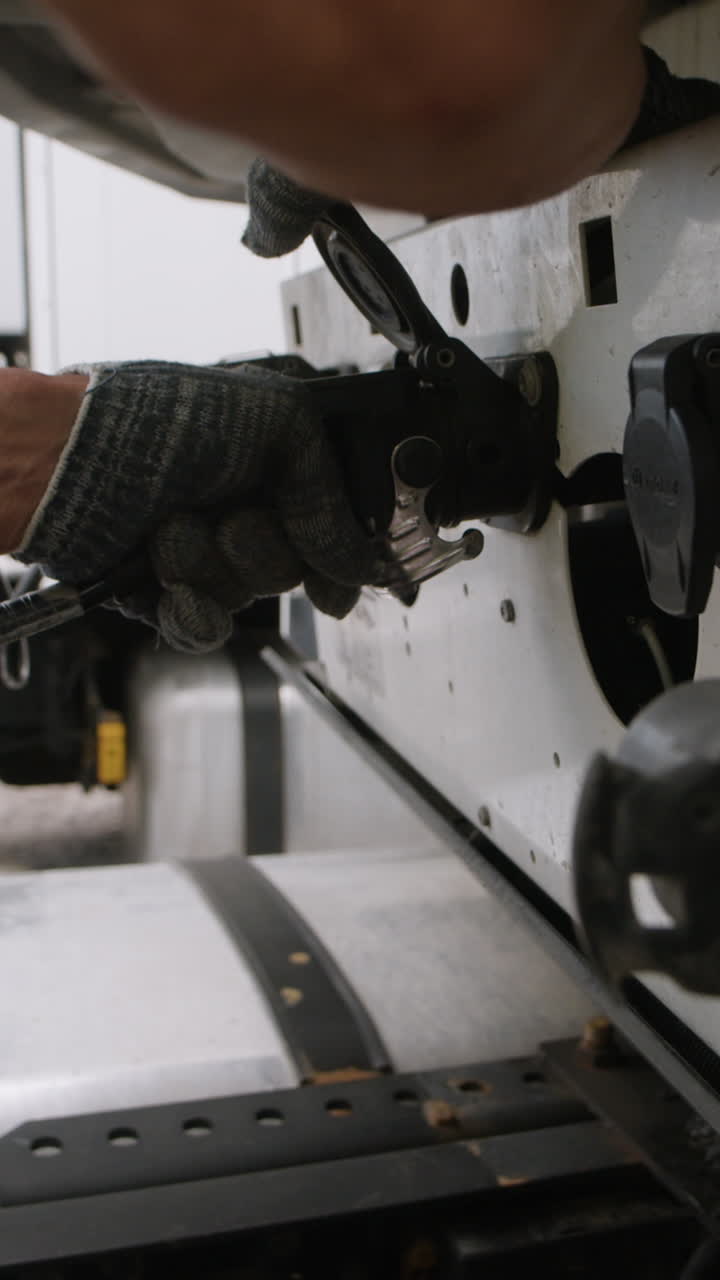 Connecting the truck plug