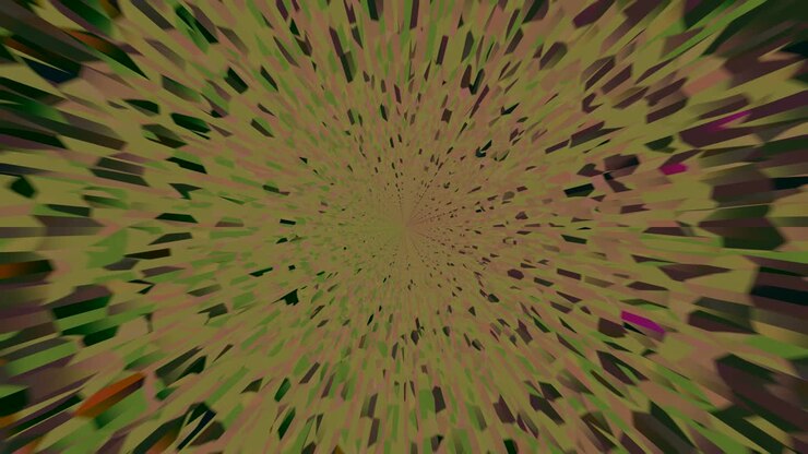 Futuristic zoom effects, infinity or seamless loop. Animation of an abstract zooming dynamic technology concept background.