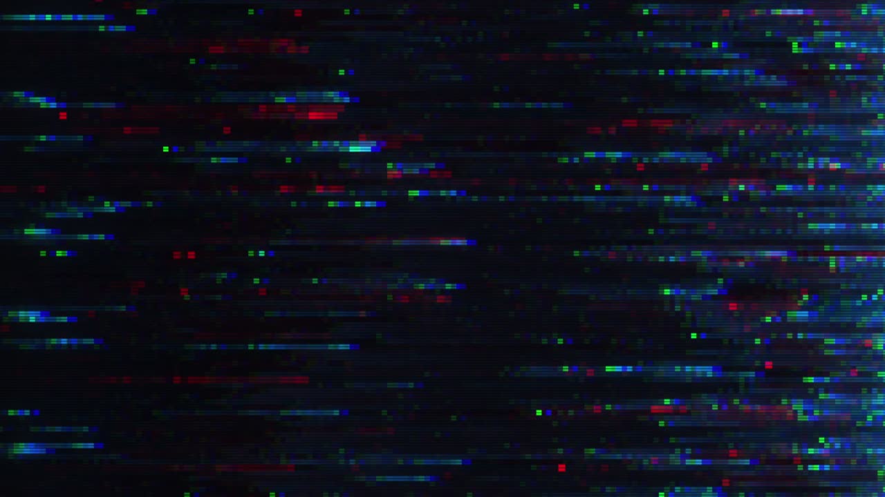 diseño único abstracto animación digital ruido de píxeles error de fallo daño de video