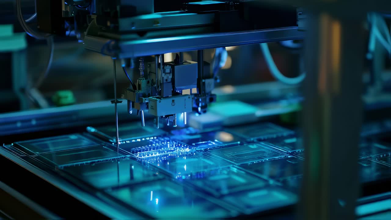 Automated Chip Assembly Process