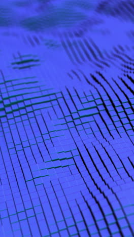 patrón cúbico azul abstracto