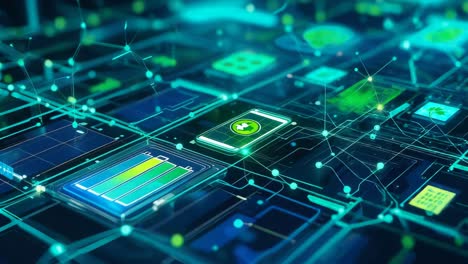 interfaz de tecnología sostenible