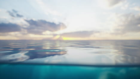 beautiful ocean sunset
