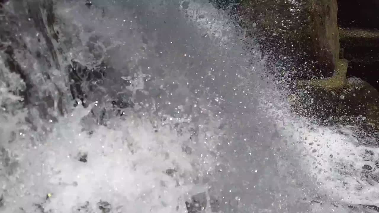 Rancan Waterfall Nasional Park ,Summer With Beautiful Green Forest Trees And Fresh Water From The Mountain River,Serian,Sarawak,Borneo.