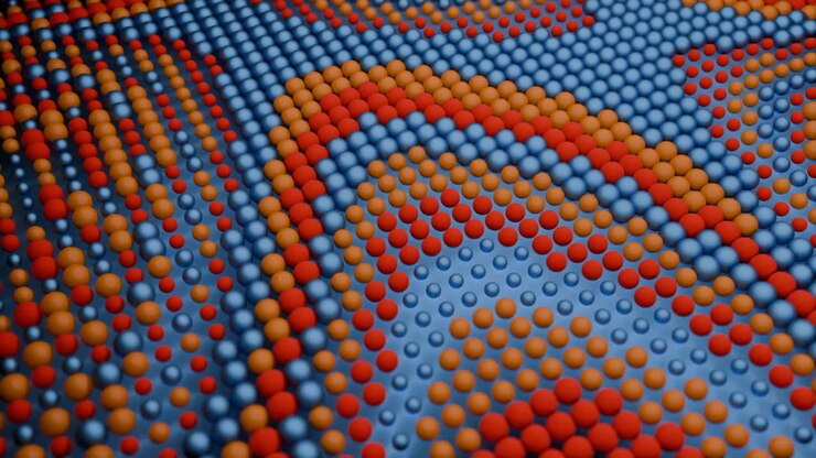 Abstract Geometric Pattern of Spheres
