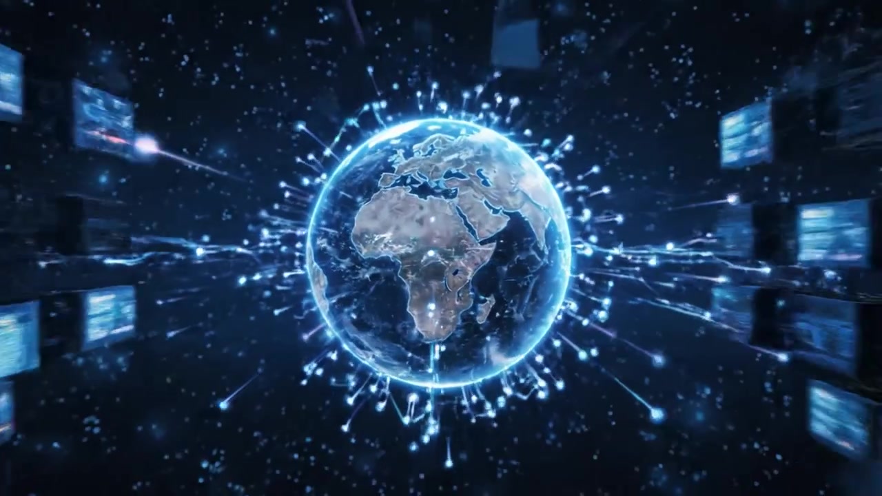 Exploring the Connection Between Data Centers and Global Networks: A Visual Journey from Internal Servers to the Expansive World of Digital Communication